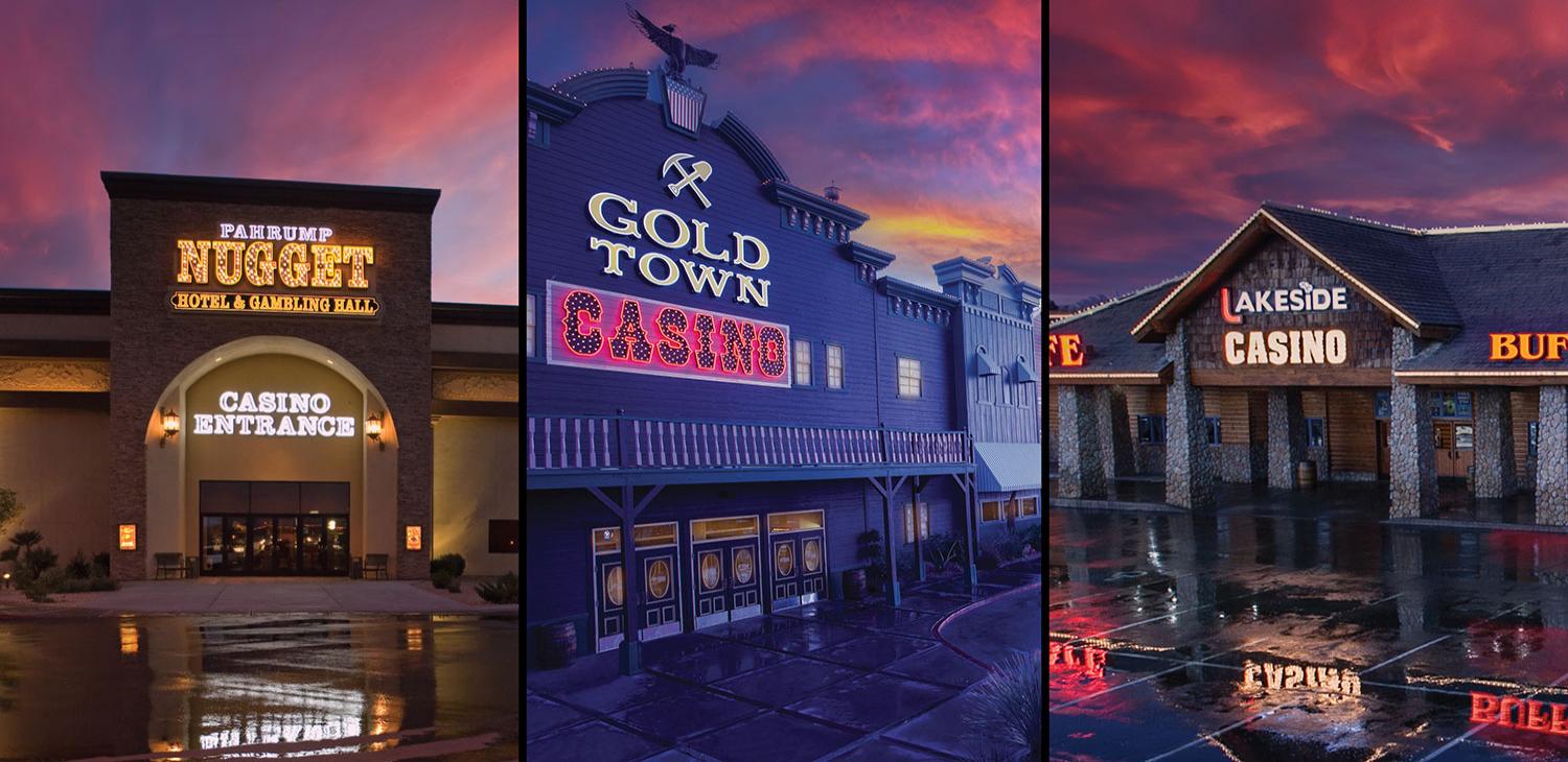Nugget Gold Town and Lakeside exteriors