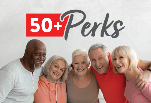 50+ PERKS SENIOR SUNDAYS
