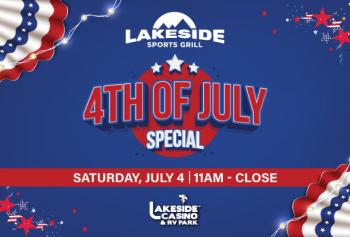 LAKESIDE SPORTS GRILL 4th OF JULY SPECIAL
