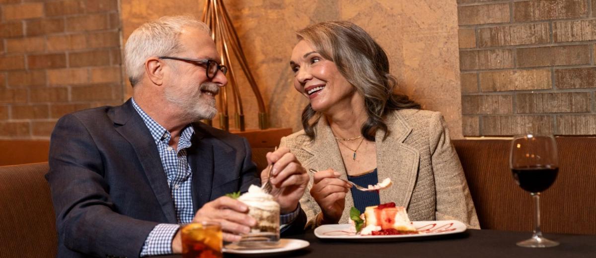 Couple at Stockman's Steakhouse